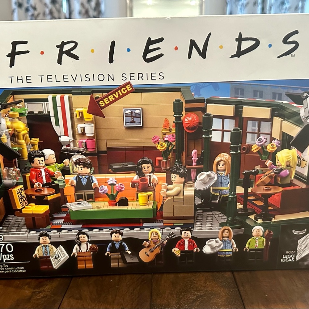 The one with the Lego gang at the cafe